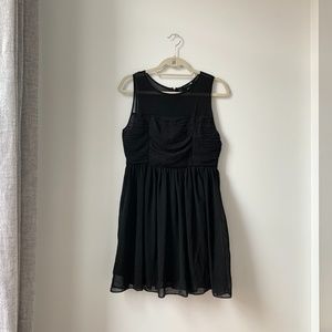 Pleated Mini Dress